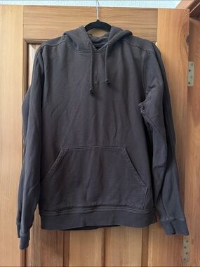 Prana Men's Pullover Hoodie in Dark Brown